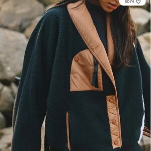 Free People Hit The Slopes Shawl Jacket (not this exact colorway)